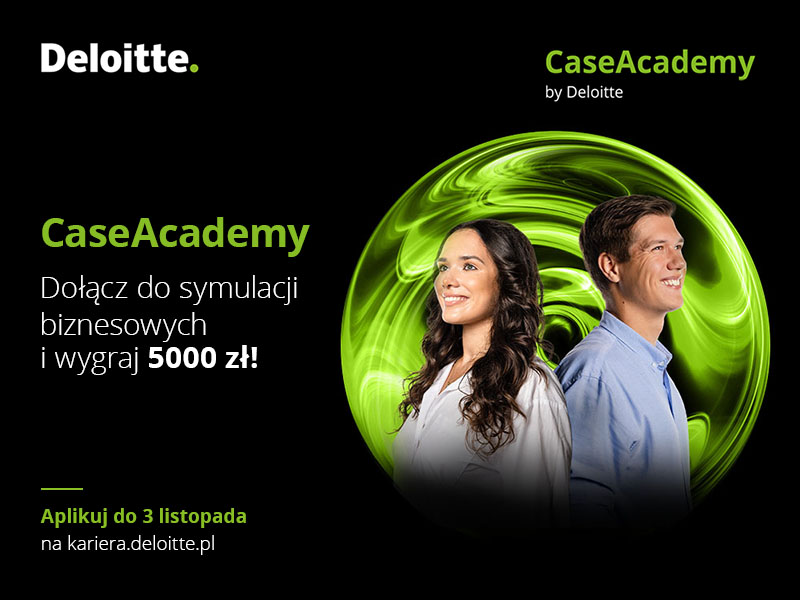 Program Case Academy by Deloitte - zgłoszenia do 3 listopada